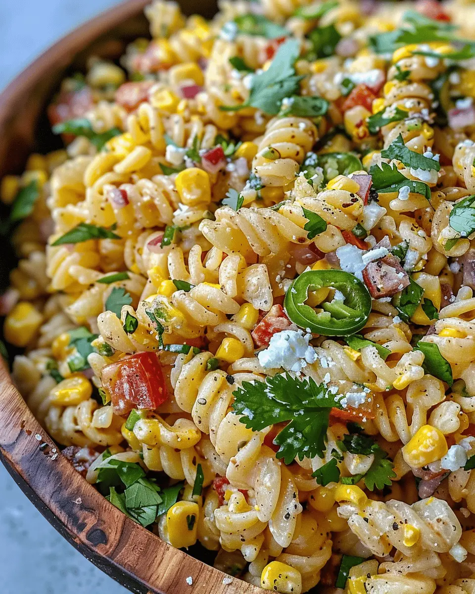 Perfect Mexican Street Corn Pasta Salad: A Refreshing Twist with Turkey Bacon
