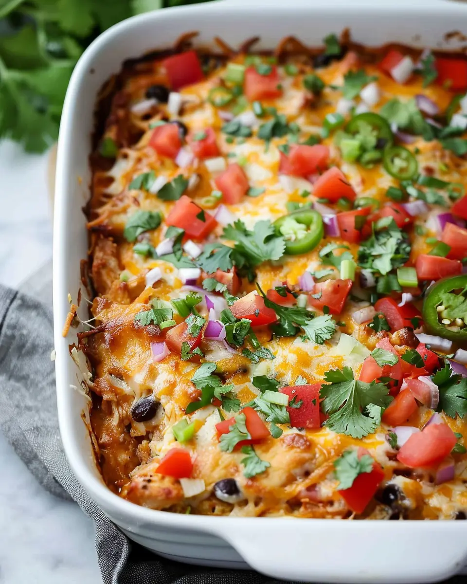Chicken Burrito Casserole: Easy, Flavorful Comfort Food Delight