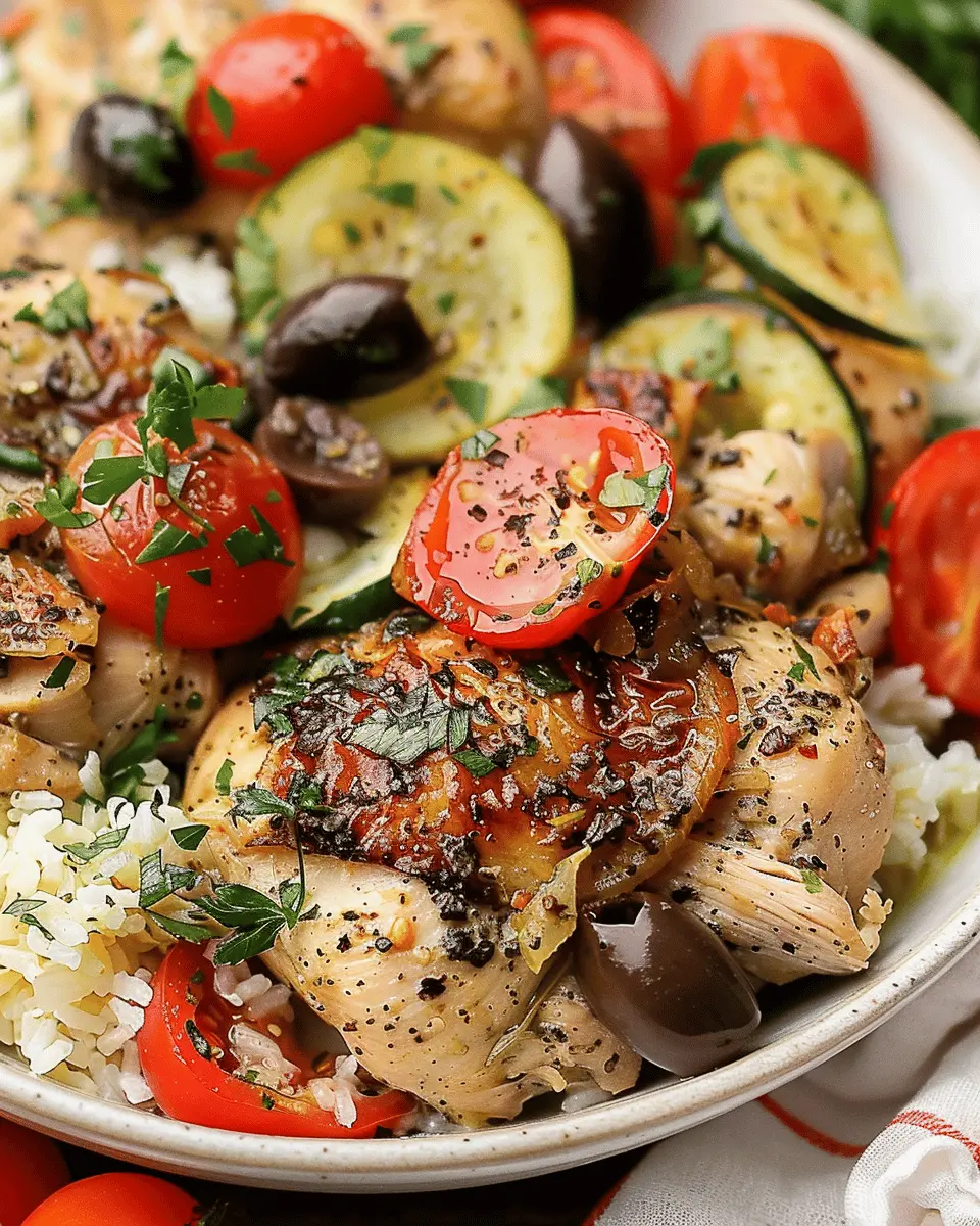 Slow Cooker Greek Chicken: Easy and Flavorful Weeknight Dinner