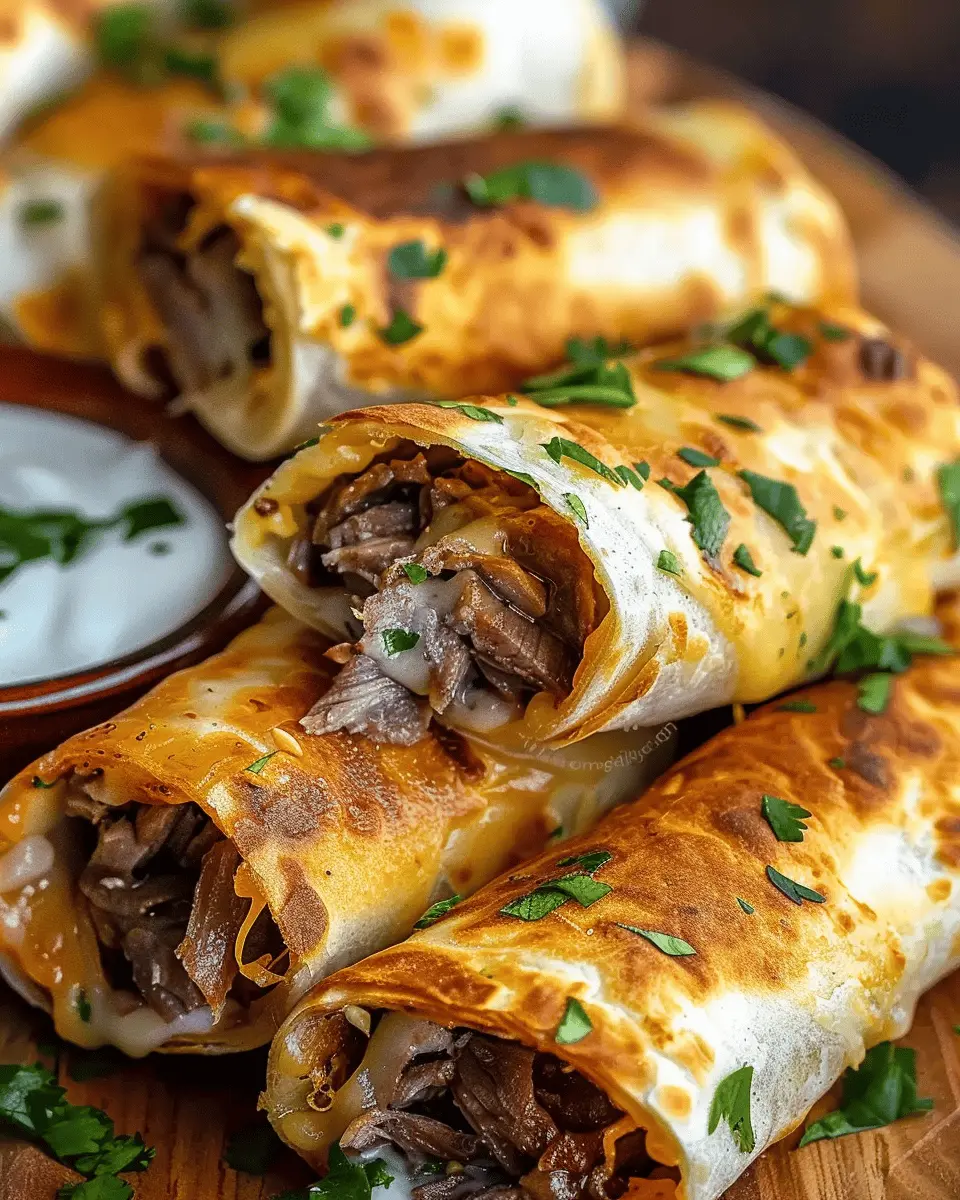 French Dip Tortilla Roll Ups: Indulgent Twist on a Classic