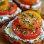 Tomato and Cottage Cheese Toast