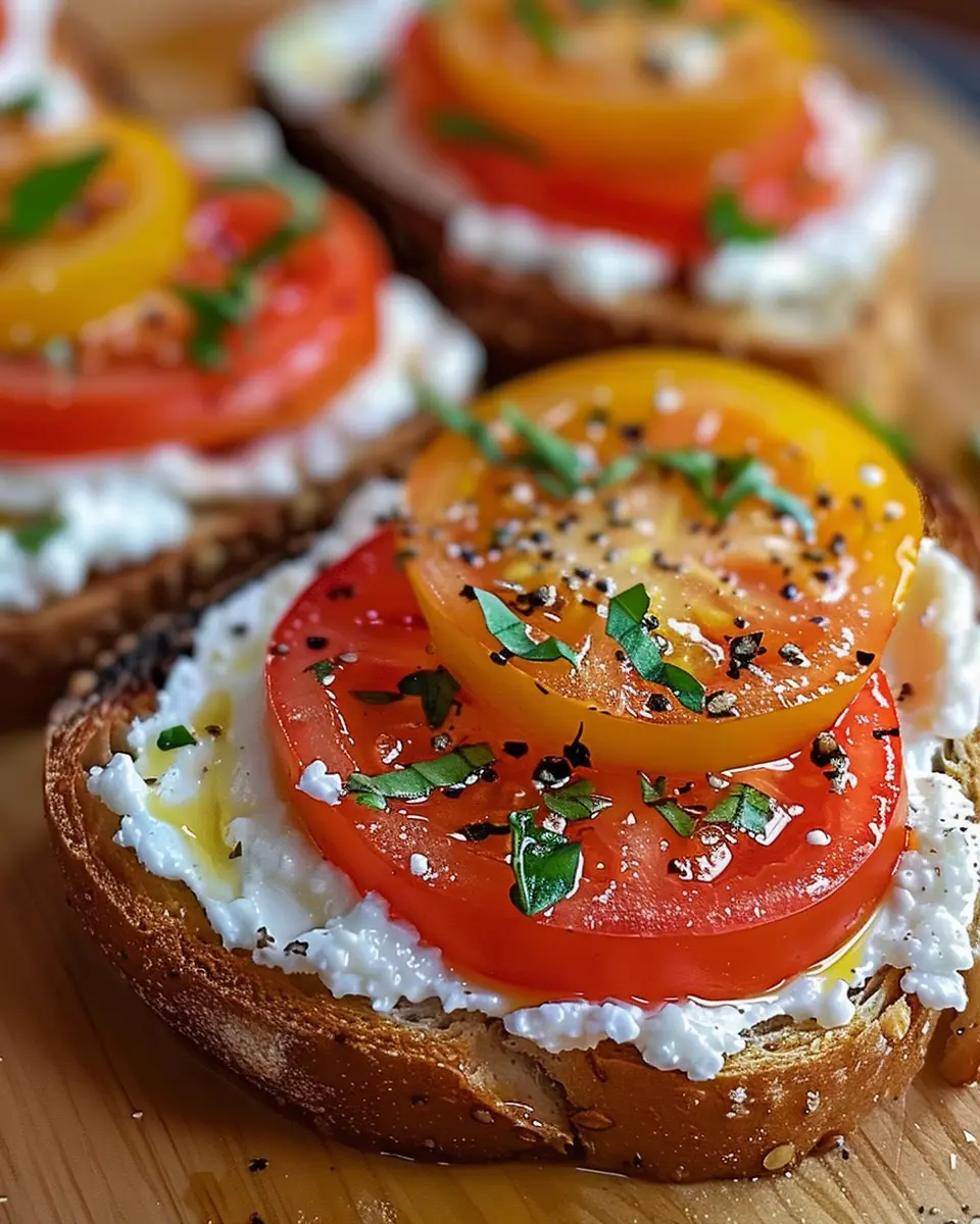 Tomato and Cottage Cheese Toast: The Easy, Healthy Delight