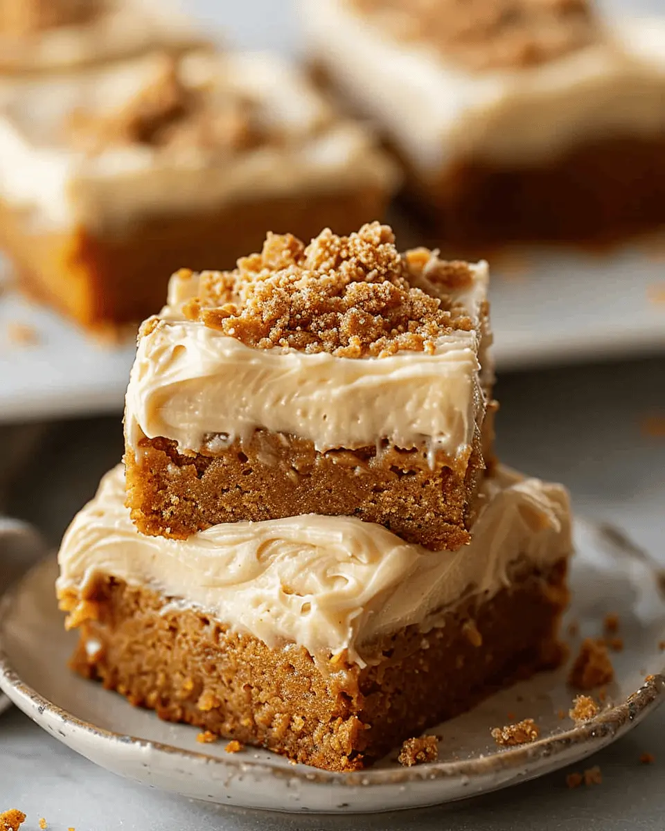 Pumpkin Bars with Brown Sugar Frosting: The Best Fall Treat