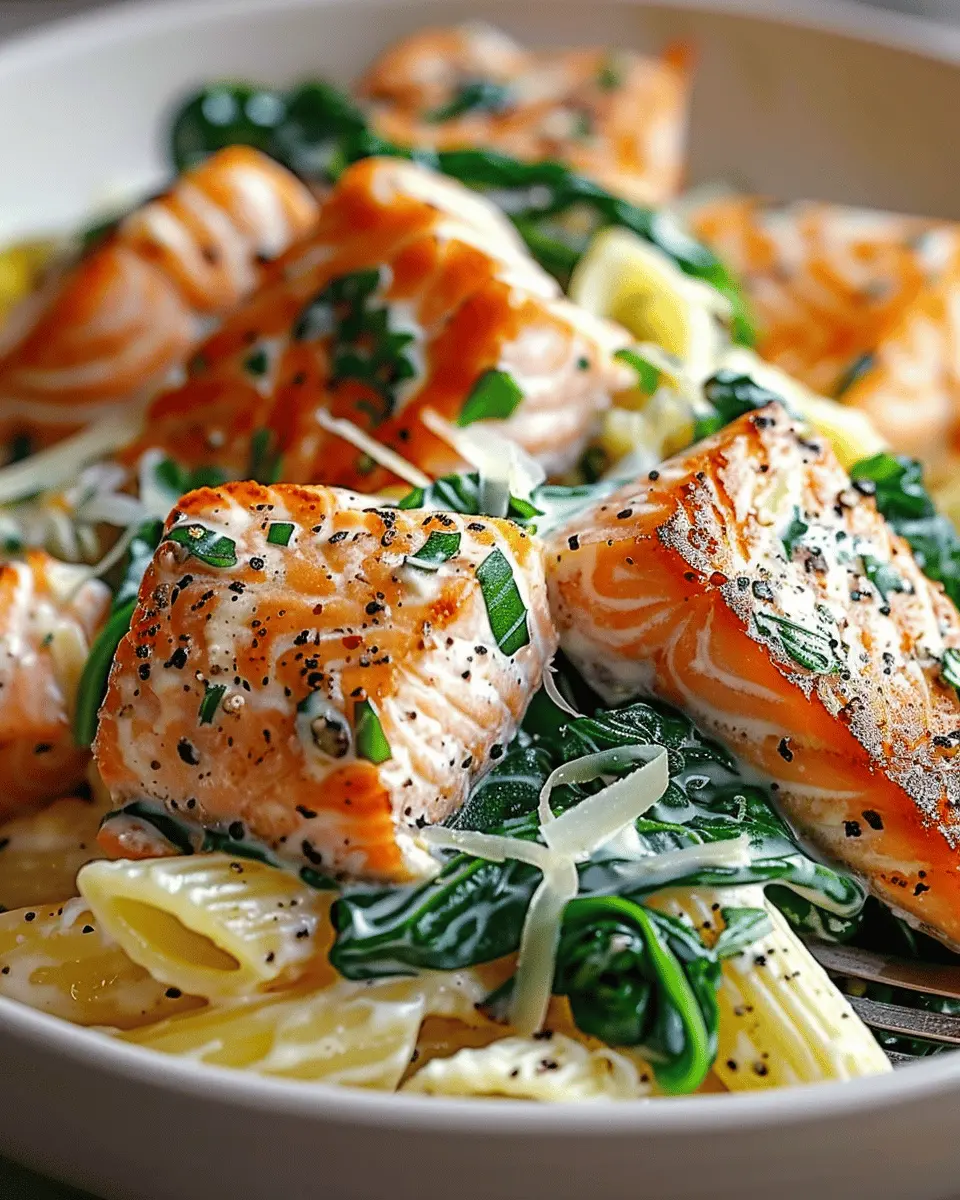 Salmon Spinach Pasta Dish: A Deliciously Easy Recipe for Home Chefs