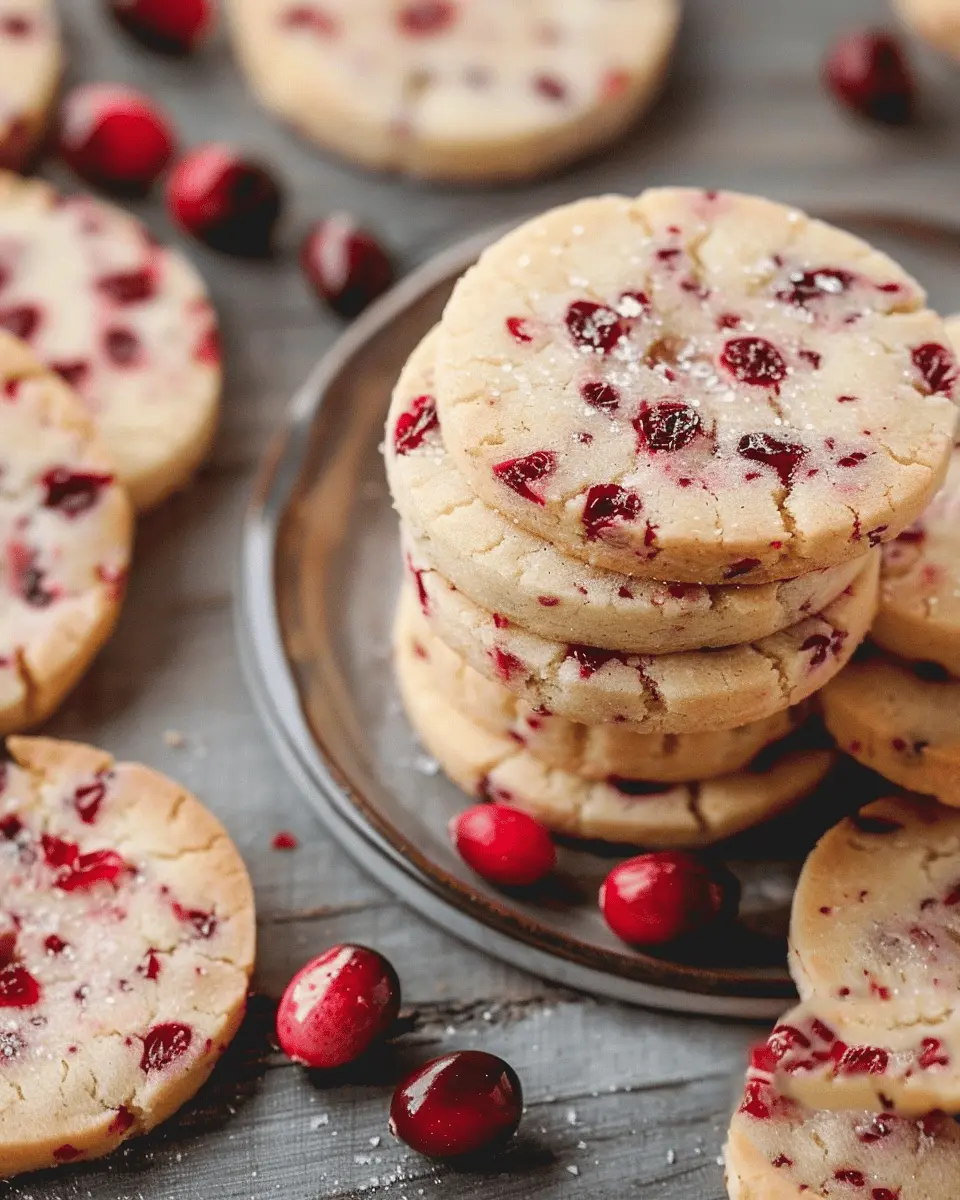 Cranberry Shortbread Cookies: The Best Holiday Treat to Share