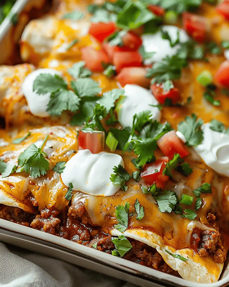 Ground Beef Enchiladas: Easy, Cheesy Comfort Food Recipe