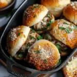 Irresistible Garlic Parmesan Cheeseburger Bombs