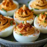Pumpkin Deviled Eggs