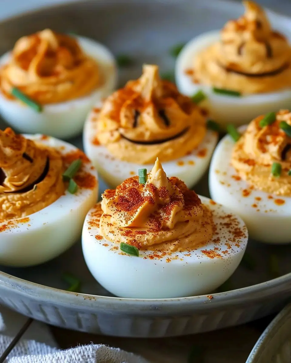 Pumpkin Deviled Eggs with Turkey Bacon: A Delicious Twist