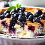 Blueberry Cottage Cheese Breakfast Bake