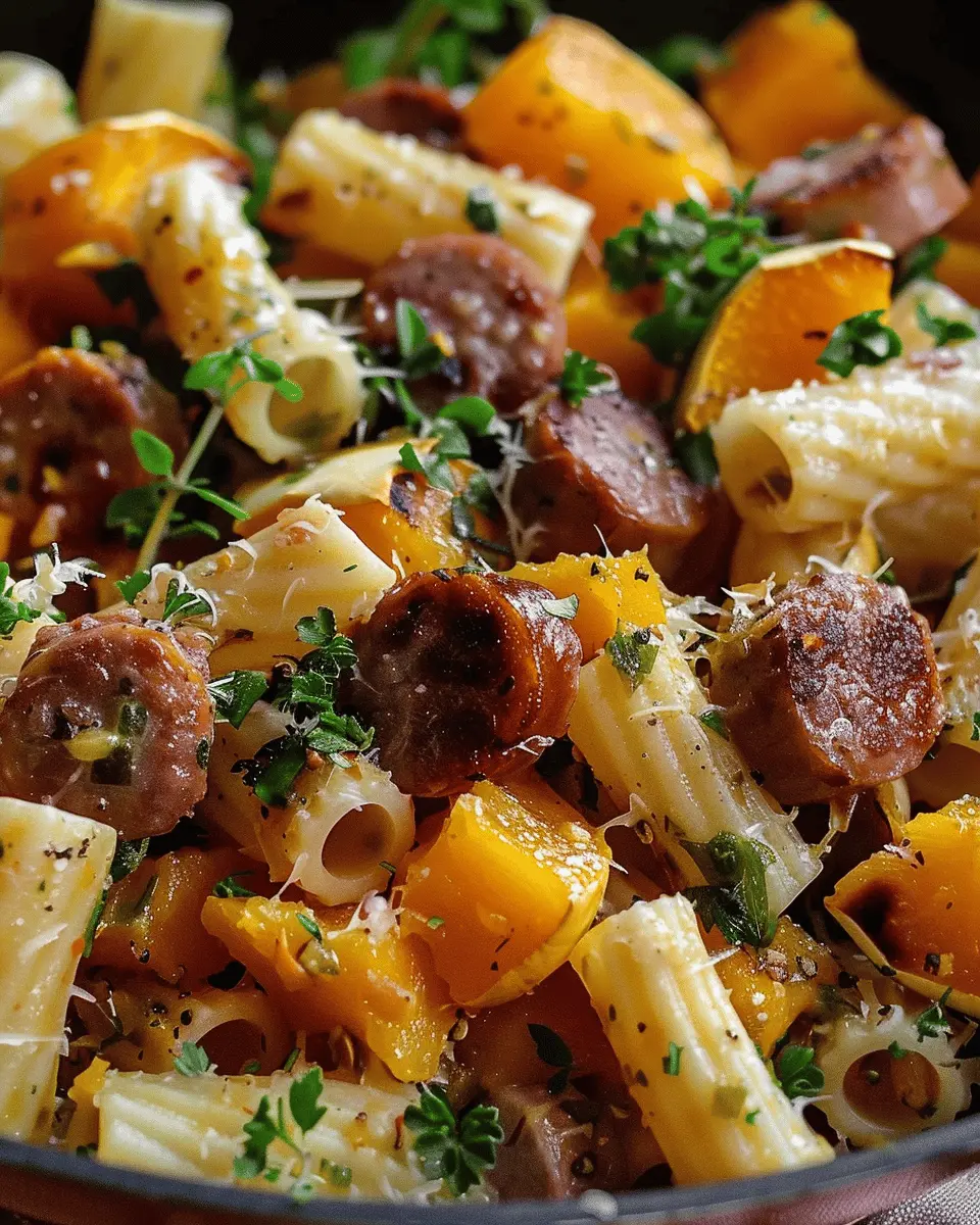 Autumn Sausage Pasta Squash: A Cozy and Easy Comfort Meal