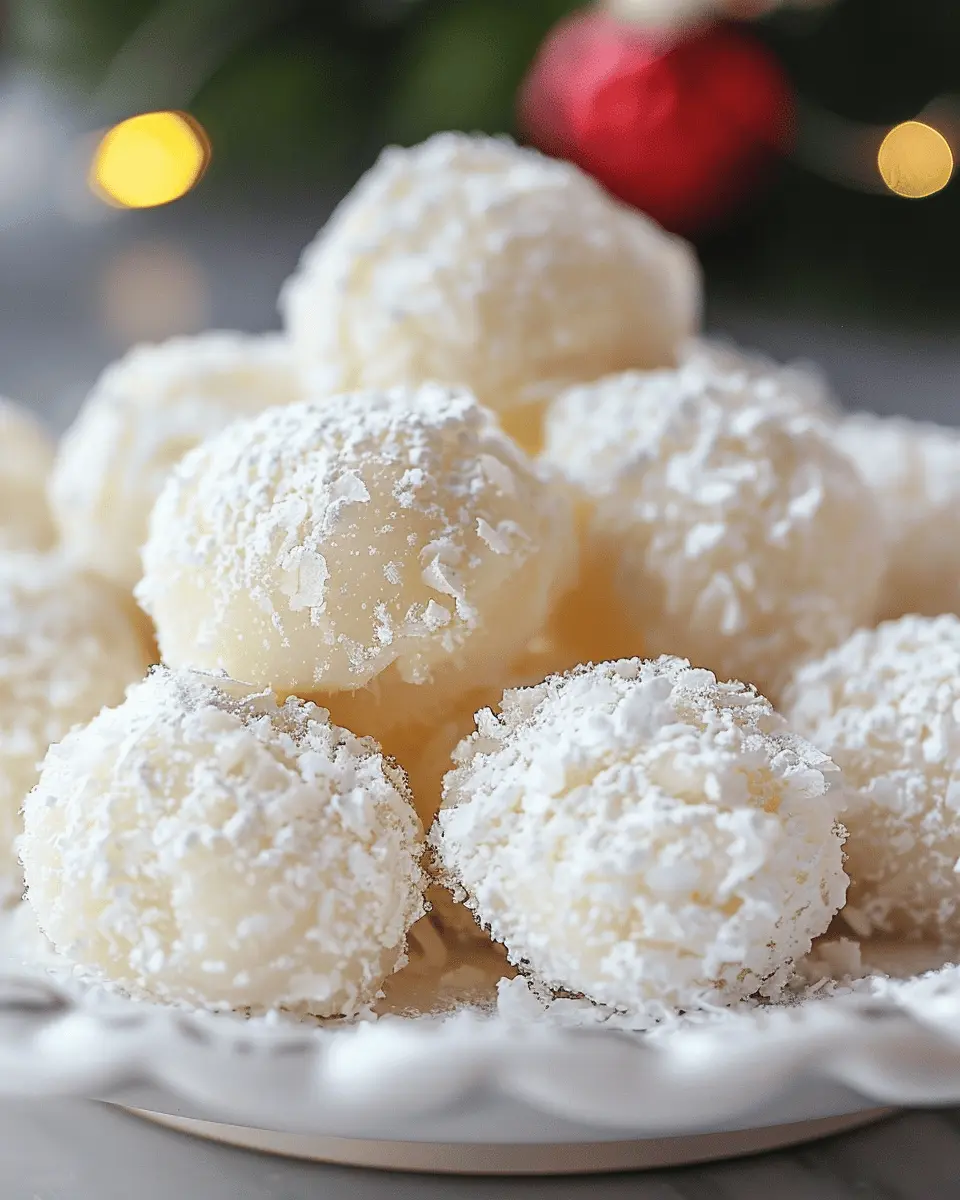 Sweetened Condensed Milk Snowballs: The Best Indulgent Treats