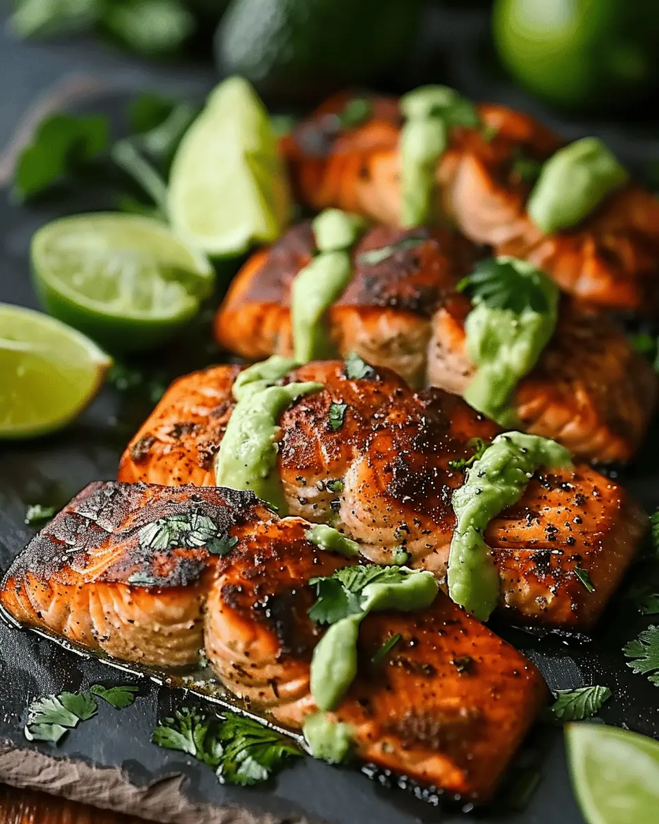 Cajun Salmon Avocado Lime: A Zesty and Simple Delight