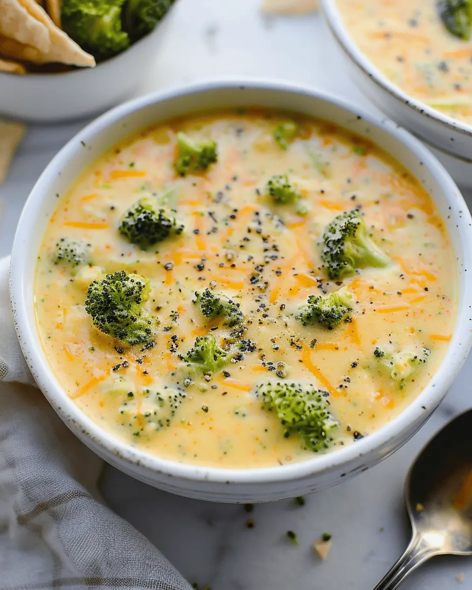 Broccoli Cheddar Soup: Easy Comfort Food with Turkey Bacon Twist