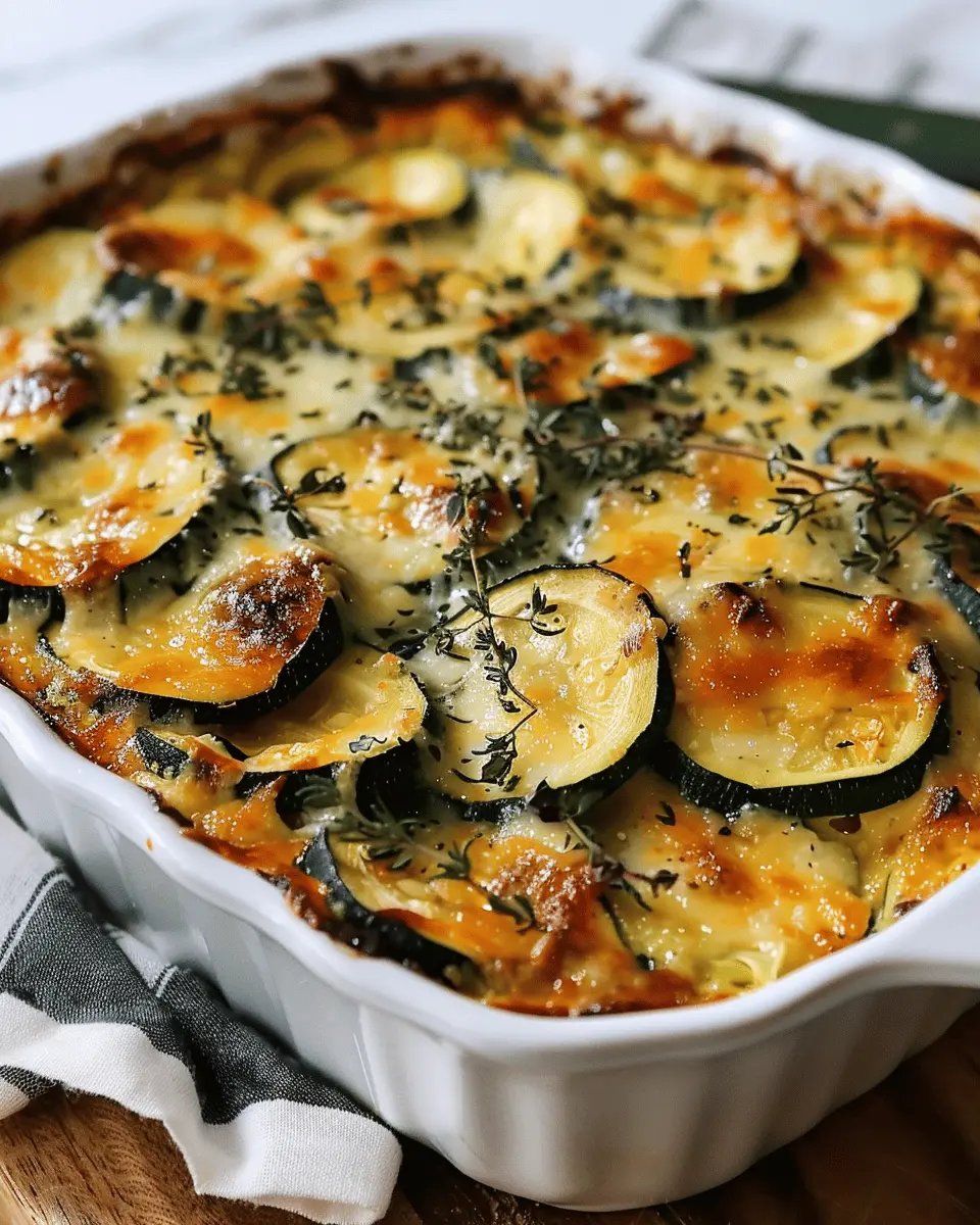 Easy Cheesy Zucchini Bake: A Comforting Delight for Everyone