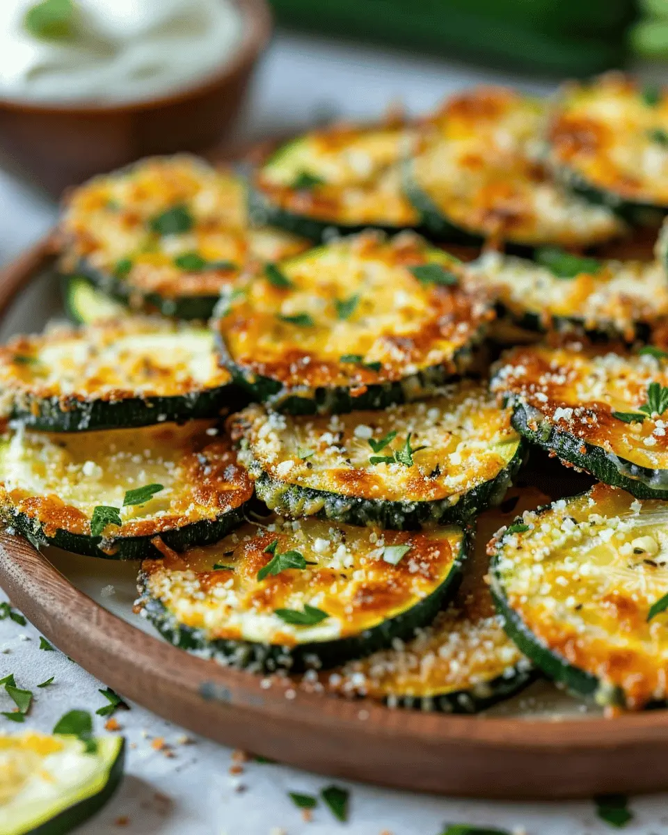 Crispy Baked Parmesan Zucchini Recipe for a Healthy Snack Delight