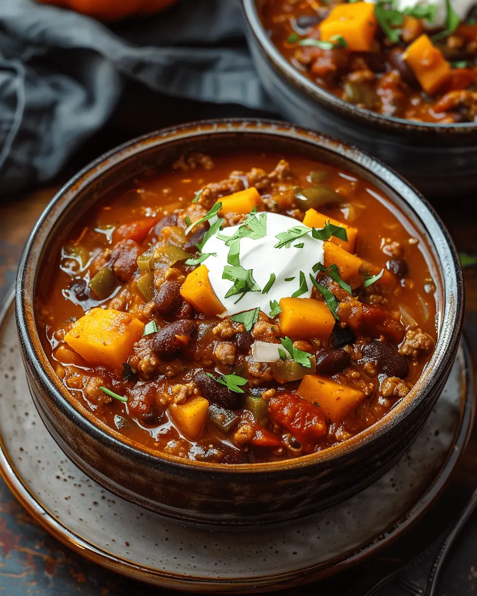 Pumpkin Chili: Easy Comfort Food with Turkey Bacon and Beans