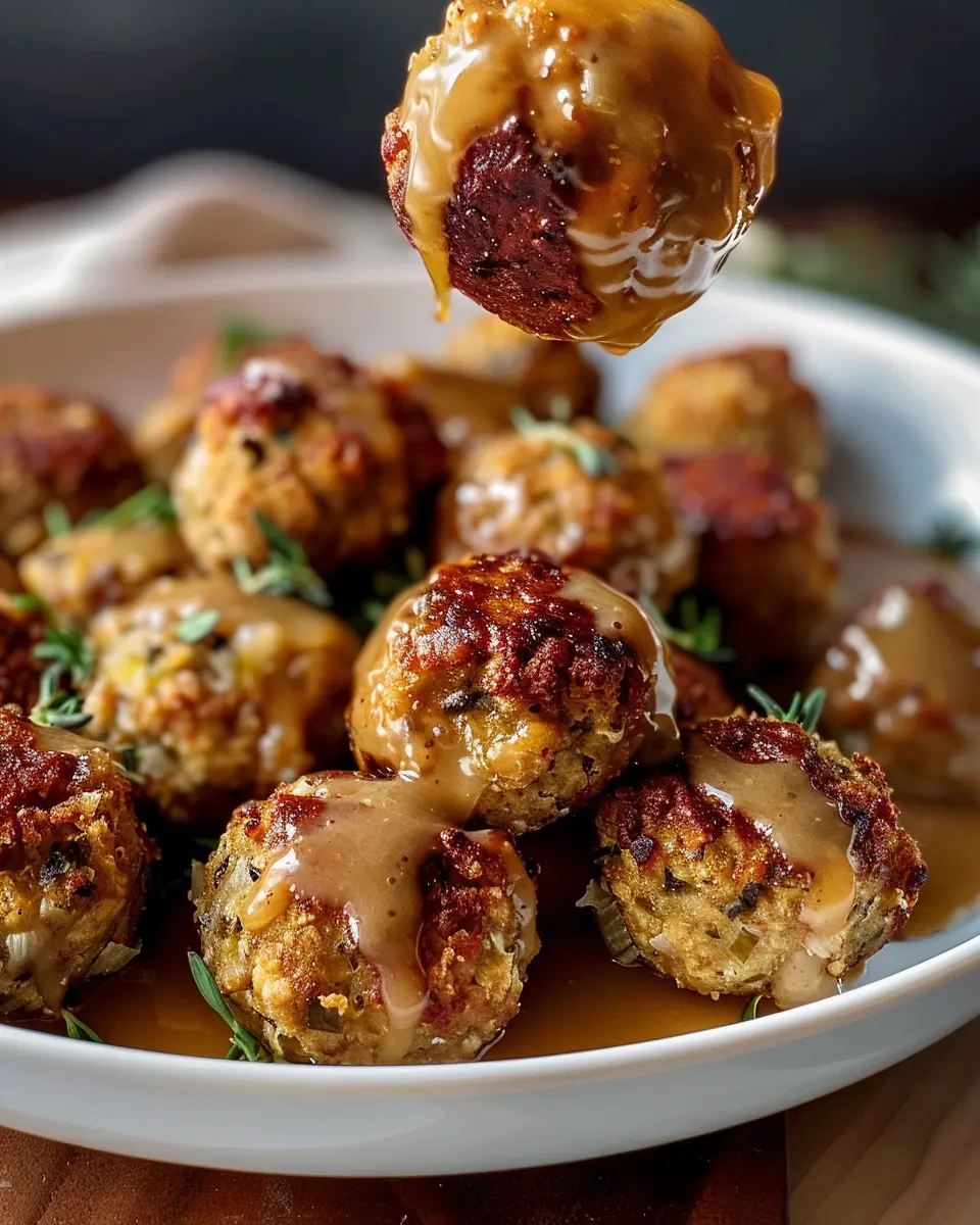 Thanksgiving Stuffing Balls: Easy and Delicious Turkey Bacon Delight