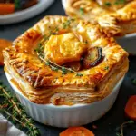 Roasted Autumn Vegetable Pot Pies