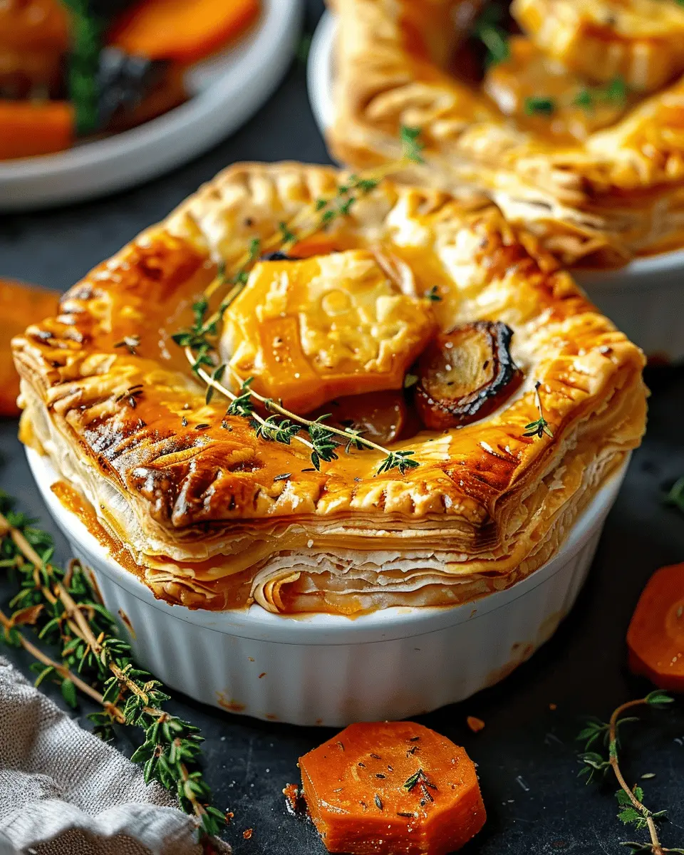 Roasted Autumn Vegetable Pot Pies: The Best Cozy Comfort Food