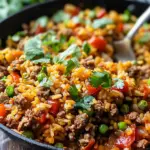 Ground Turkey Rice Skillet