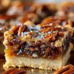 Salted Maple Pecan Pie Bars