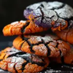 HALLOWEEN CRINKLE COOKIES