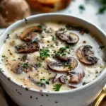 Cottage Cheese Mushroom Soup