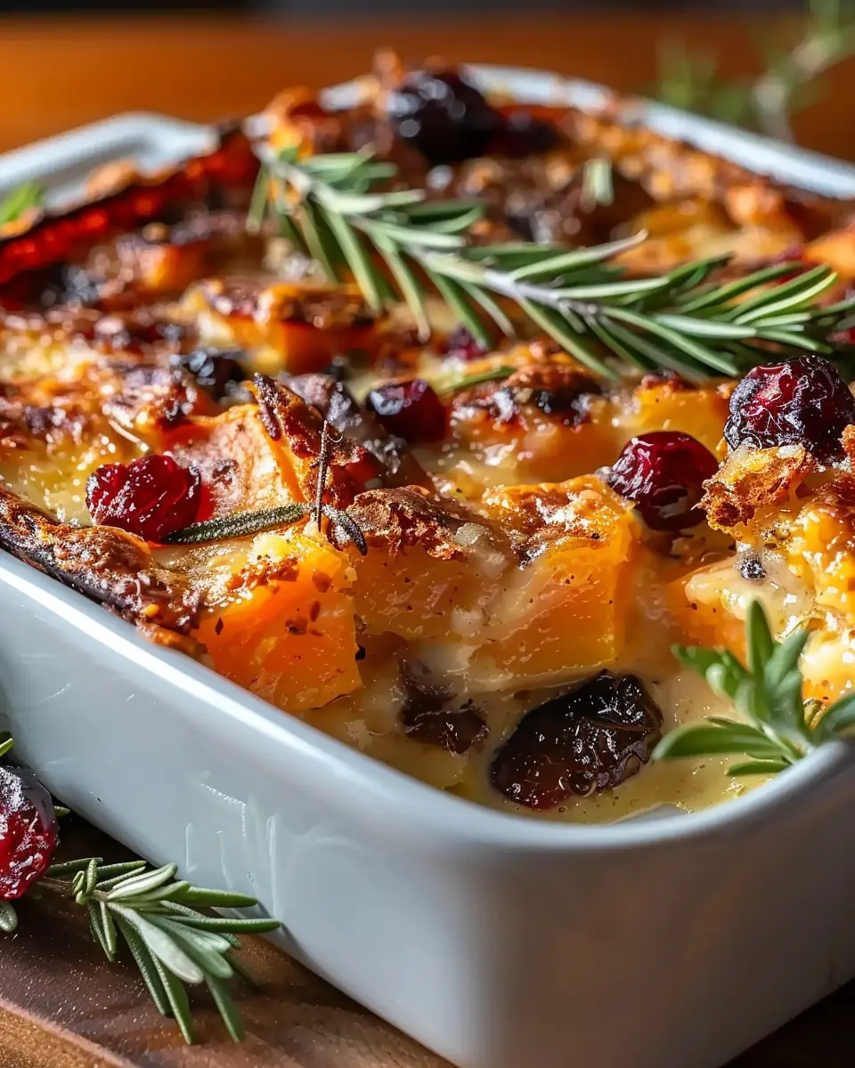 Sweet Potato &amp; Cranberry Gratin: A Deliciously Cozy Comfort Dish