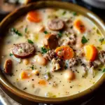 Cozy Creamy Bean Soup with Sausage Recipe
