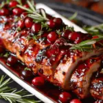Cranberry Glazed Pork Tenderloin