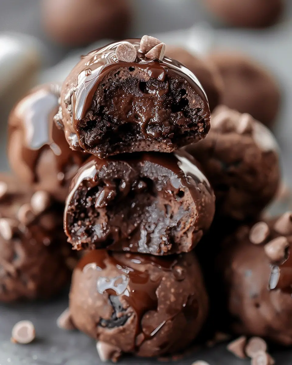 No-Bake Cottage Cheese Brownie Batter Protein Bites for Guilt-Free Indulgence
