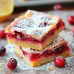 Cranberry Lemon Bars