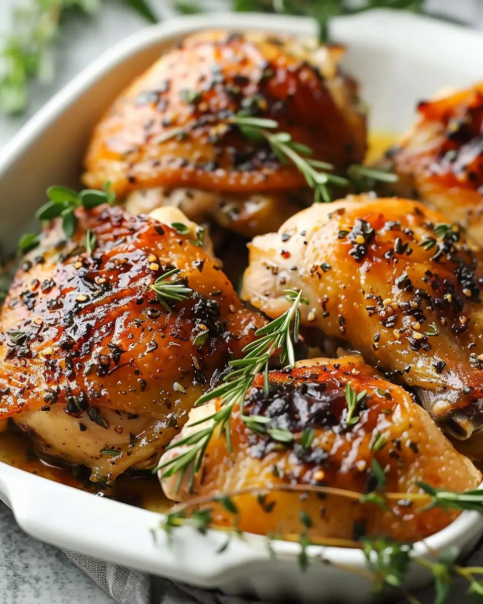 Oven Baked Chicken Thighs: Juicy and Easy Comfort Food Delight