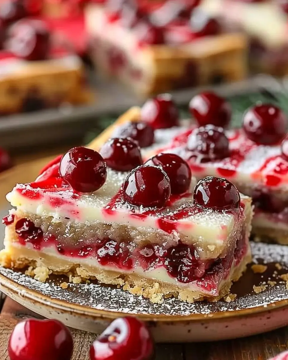 Christmas Cherry Bars: Easy and Indulgent Holiday Treats