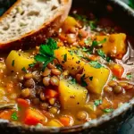 Hearty Lentil and Potato Soup