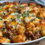 Cowboy Beef Tater Tot Casserole Recipe