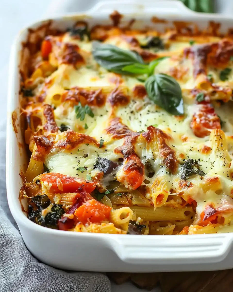 Tasty Mediterranean Vegetable Pasta Bake: An Easy Family Favorite