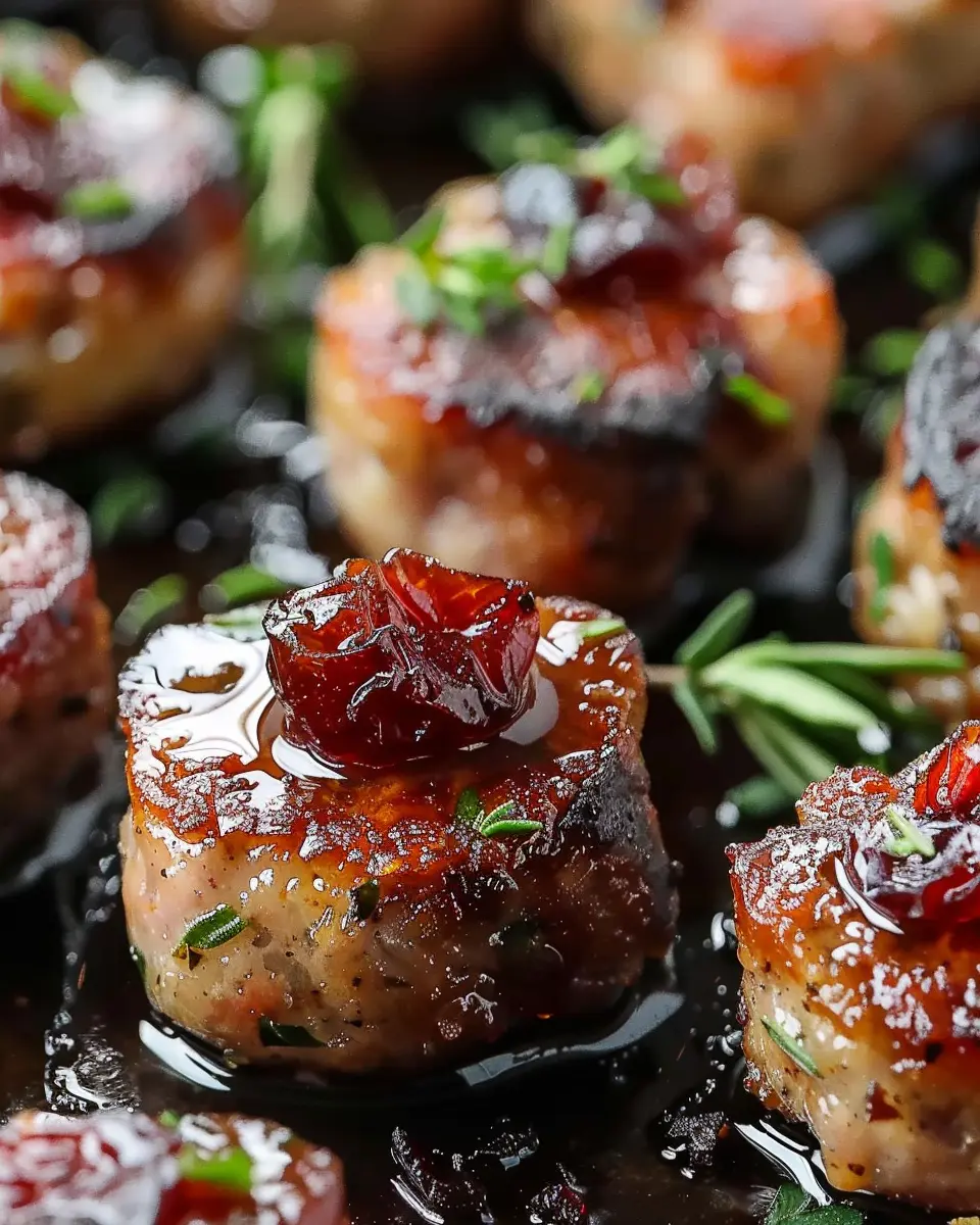 Sheet Pan Smoked Sausage Cranberry Bites: Easy &amp; Delicious Appetizer