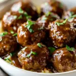 Tasty Slow Cooker Salisbury Meatballs