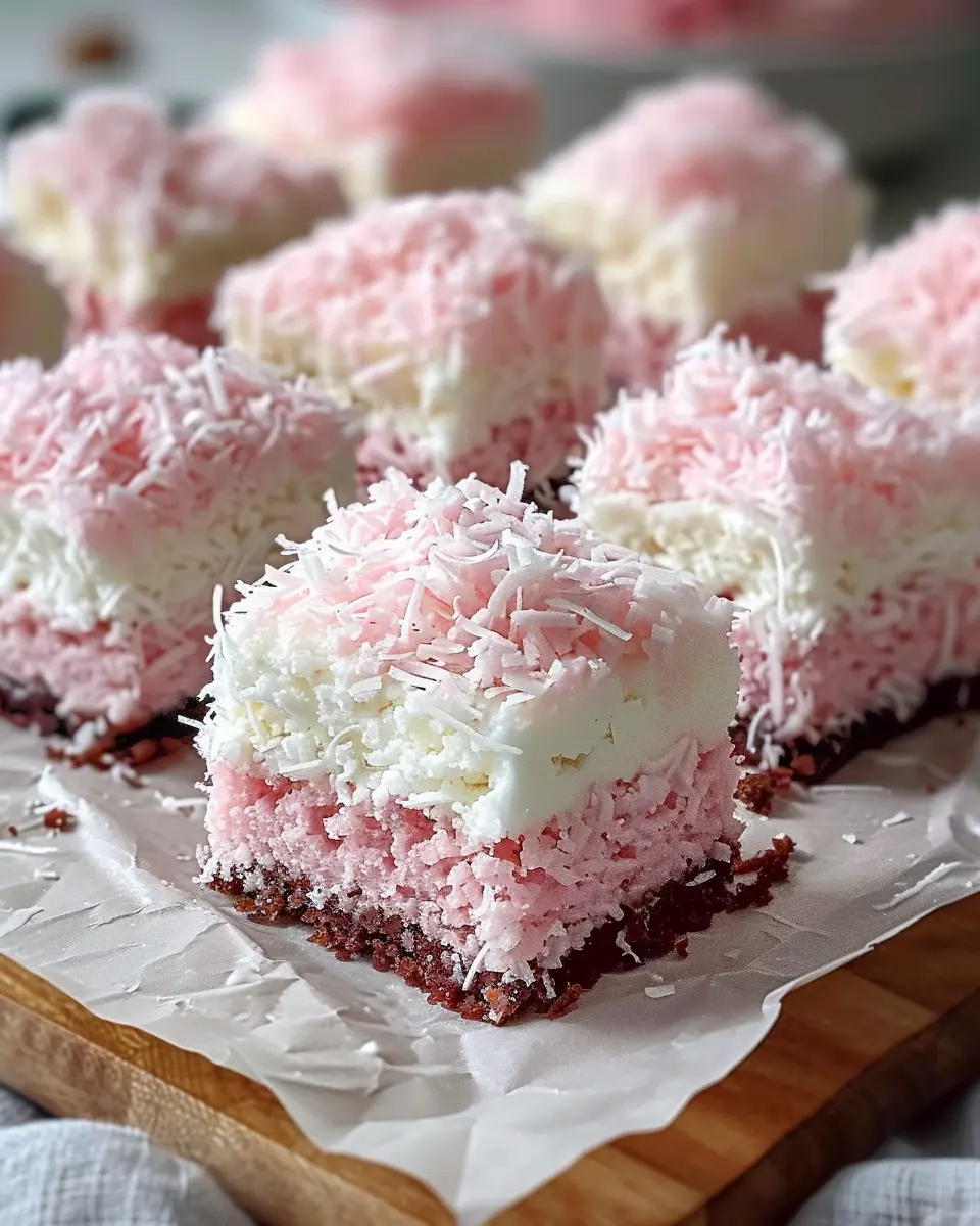 Pink Coconut Snowball Cake Bars: The Best Homemade Treats Ever