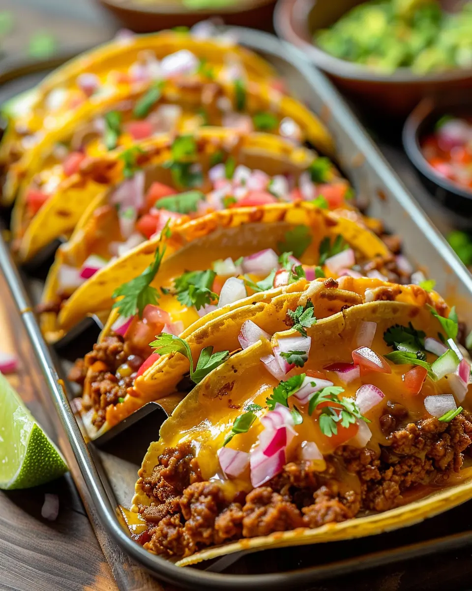 Oven-Baked Cheesy Tacos: Easy and Irresistibly Tasty Meal