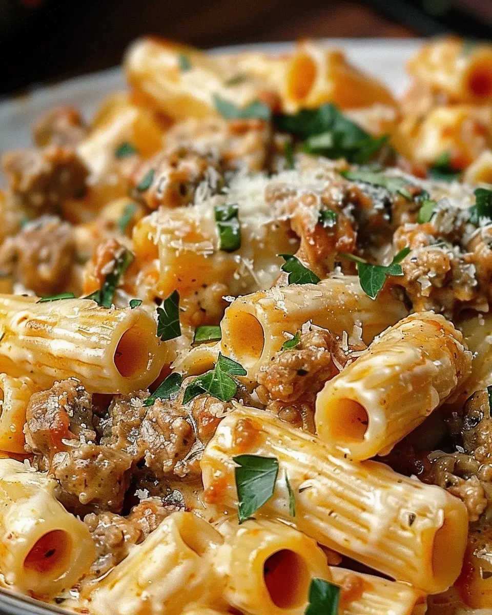 Creamy Italian Sausage Rigatoni: A Cozy, Indulgent Dinner Delight