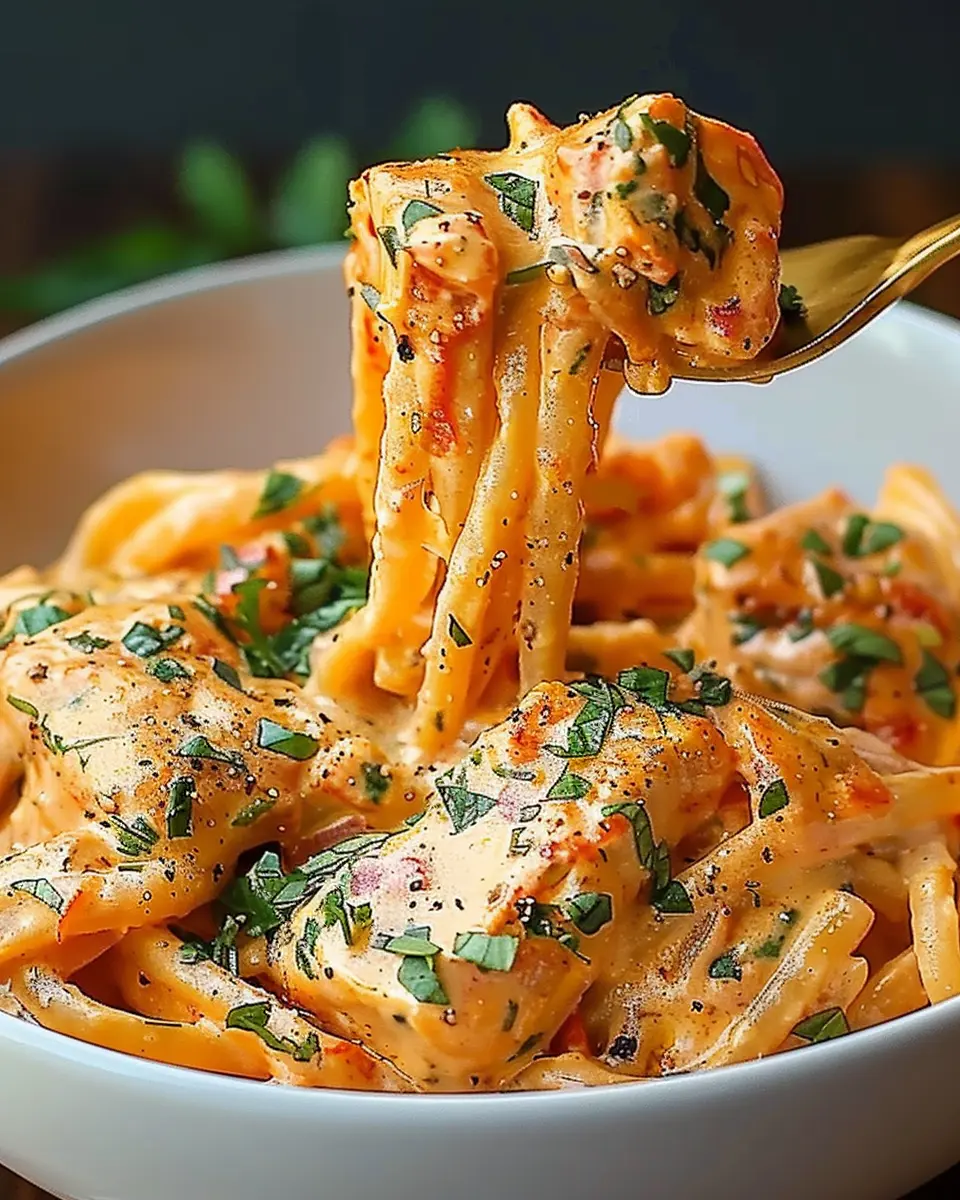 Creamy Tomato Garlic Pasta with Turkey Bacon: Easy Comfort Food