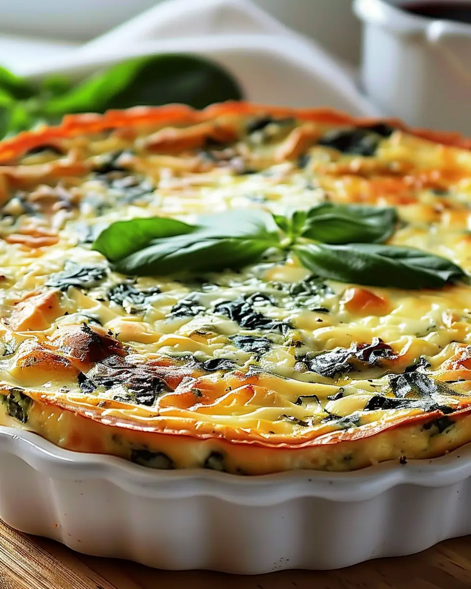 Cottage Cheese and Spinach Quiche: The Easy Turkey Bacon Delight