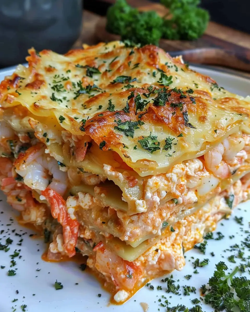 Shrimp Crab Lasagna: A Flavorful Indulgence for Seafood Lovers