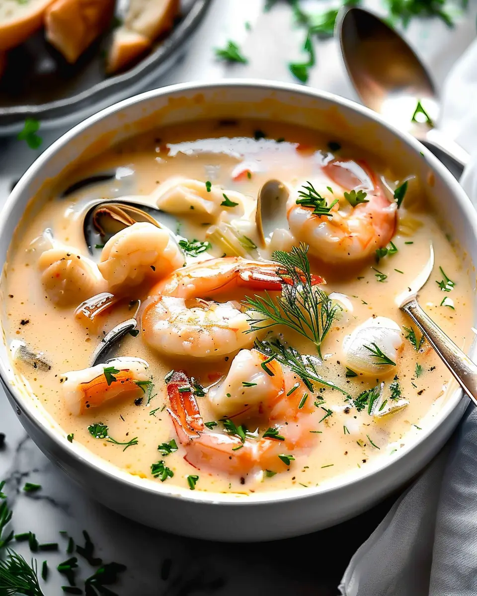 Creamy Seafood Chowder: The Best Comforting Recipe for Home Cooks