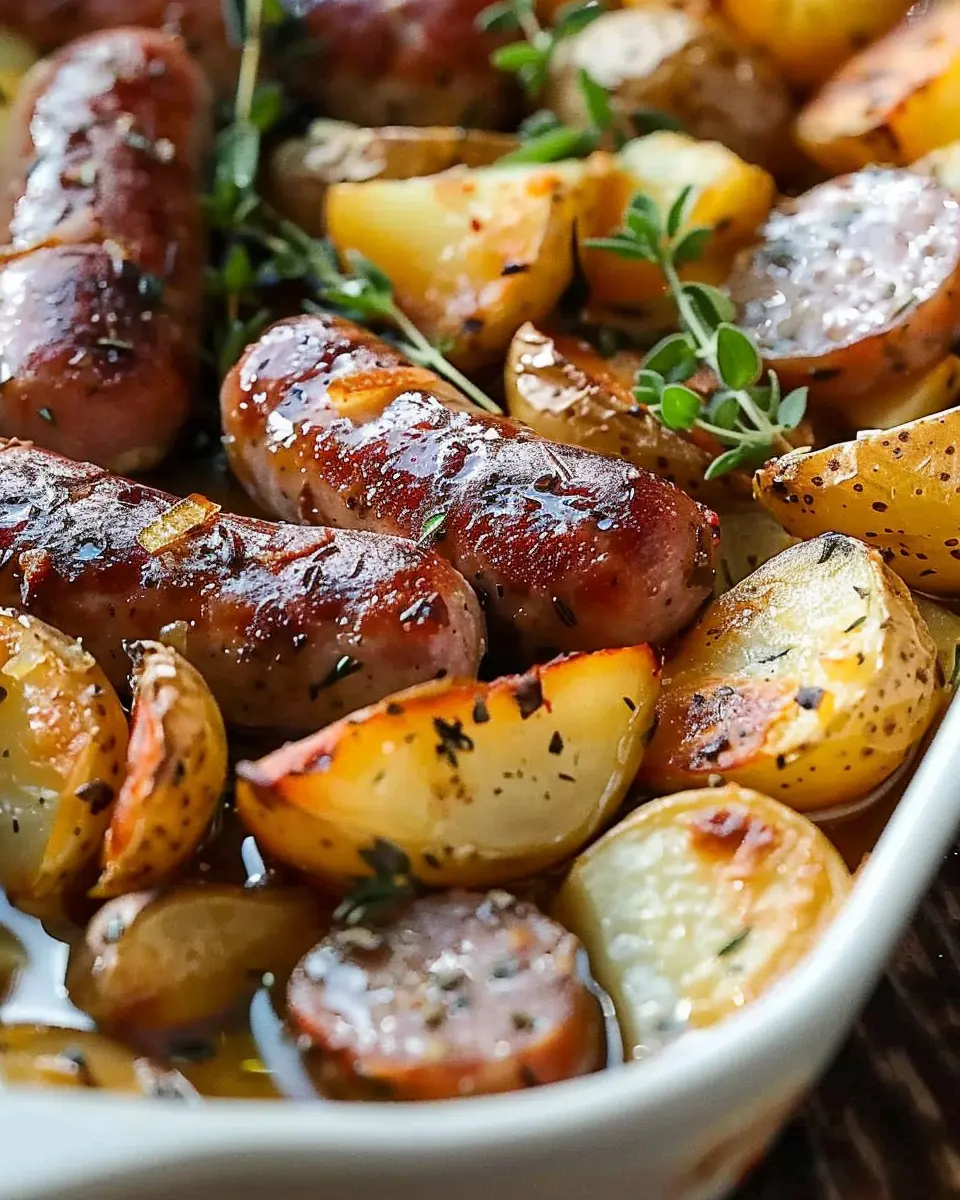 Baked Sausage and Potatoes: A Deliciously Easy Family Dinner