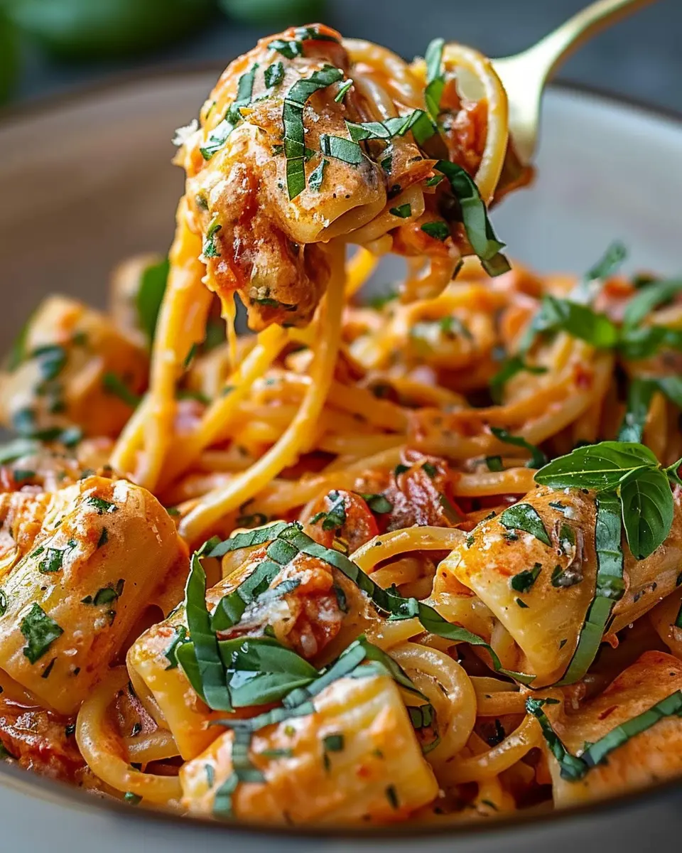 Creamy Tomato Garlic Pasta with Turkey Bacon: Your New Favorite Dish