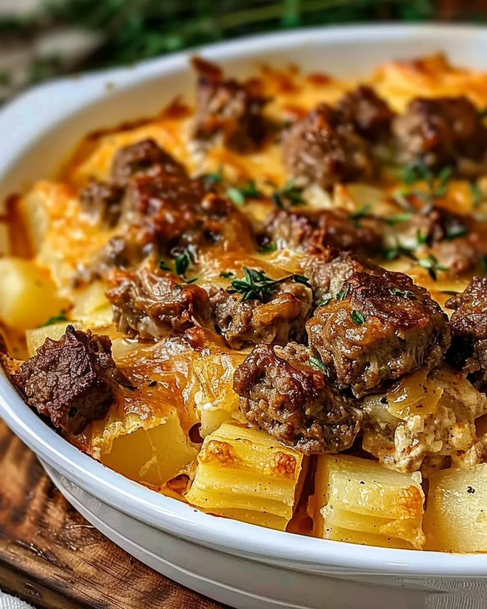 Ground Beef and Potatoes Casserole: Easy Comfort Food Delight